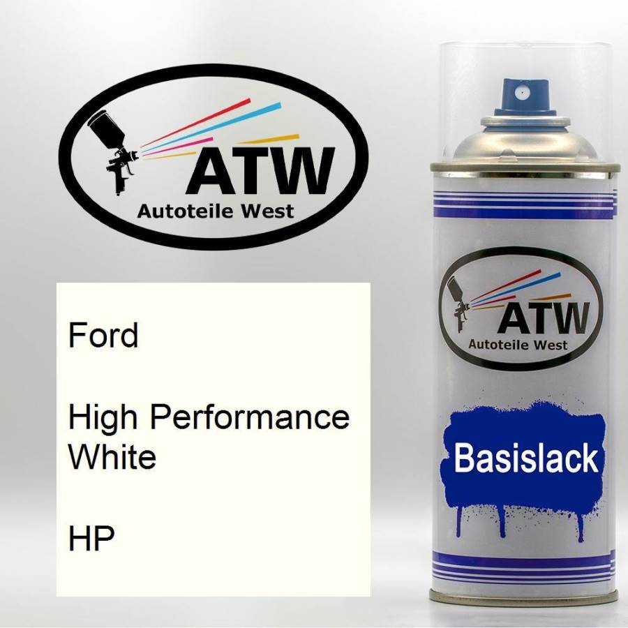 Ford, High Performance White, HP: 400ml Sprühdose, von ATW Autoteile West.